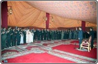 SM le Roi Mohammed VI recevant les membres du Corcas